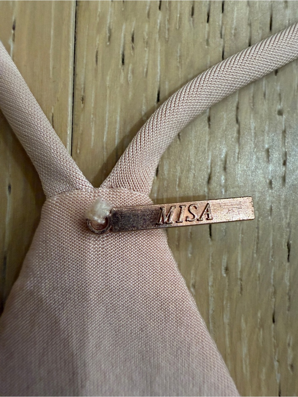 Misa Los Angeles Dusty Rose Halter Dress - Picture 11 of 11